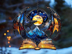Fantasy Book Lover Acrylic Suncatcher Window Hanging Mini Bookshelf Decor - Image 2