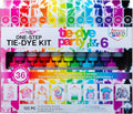 Tulip One Step Tie Dye Kit: Tie Dye Party Supplies, 18 bottles by Tulip