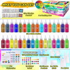 PATIFEED Tie Dye Kit for Kids and Adults, 32 Colours | 80ML Bottles, Gifts for - Image 2
