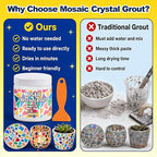 Mosaic Crystal Grout, Mosaics Tile Tools, Mosaic Tile Accessories – Essential - Image 4