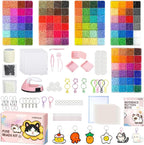 Fuse Beads Kit-120 Colors 62000 2.6mm-Easy DIY, Built-in Iron | DIY Crafts by Unknown