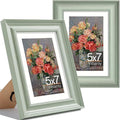 Vittanly 5x7 Picture Frames Set of 2, Ornate Vintage Photo Frame by Vittanly