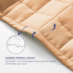 YnM King Size Weighted Blanket for Adults, Exclusive Smallest Compartments - Image 4