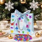 744PCS Glitter Foam Stickers, Colorful Sea Animal Stickers, Self-Adhesive Foam - Image 6