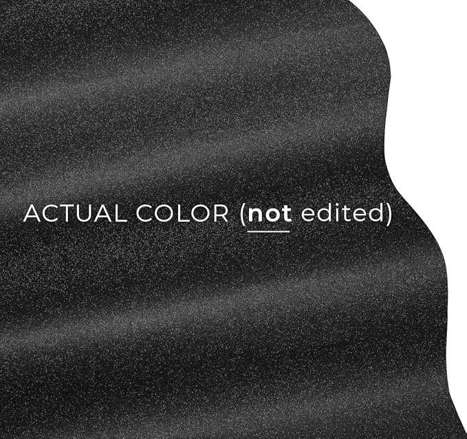 VViViD Glitter Black DECO65 Permanent Adhesive Craft Vinyl Roll - Image 2