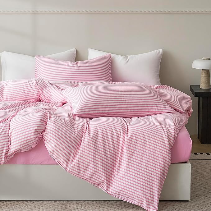 JELLYMONI King Duvet Cover Set, Cotton Duvet Cover 2 Pieces by JELLYMONI