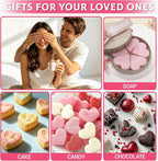 SJ Silicone Soap Molds 2 Packs, Heart Shape Soap Molds - Image 6