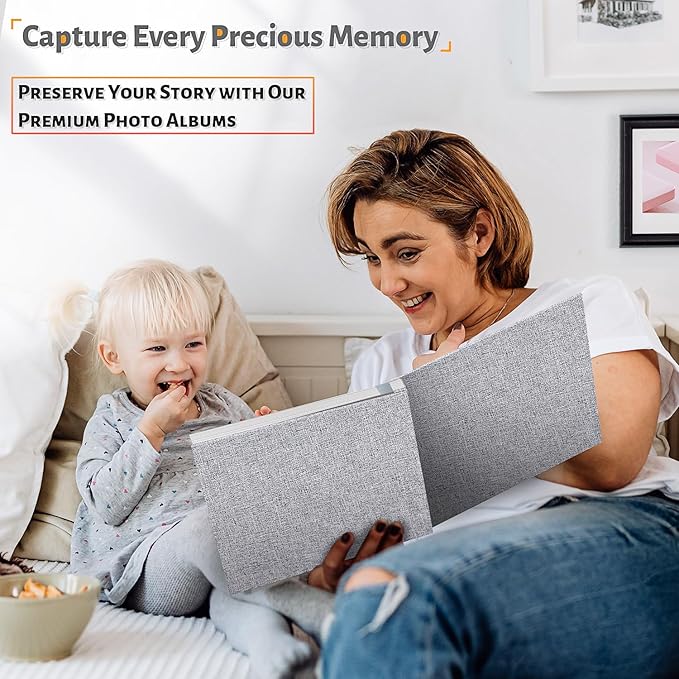 Artfeel Photo Album Self Adhesive Scrapbook, 60 Pages Large Photo Book - Image 6