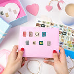 48 Sheets Vintage Letter Stickers - Image 7