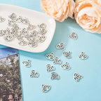 Craftdady Tibetan Style Antique Silver Alloy Pendants Cute Metal Dangle Charms - Image 6
