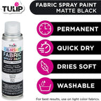 Tulip ColorShot Instant Fabric Spray Paint, Permanent Color Spray-On Fabric - Image 2