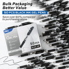 deli Gel Pens, Medium Point Pen 0.7mm, Smooth Writing, Fast Dry, No Bleed - Image 2