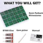 33000Pcs Emerald Green Rhinestones - Image 2