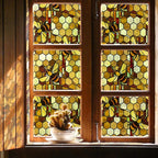 funlife Original Hand-Drawn Faux Stained Glass Window Film, Double-Sided Static - Image 5