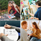 10 Pack 600 Sheets Heavyweight Sketchbook 5.5" x 8.5" 200GSM Very Thick Mixed - Image 7
