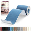 Linen Repair Tape 4x79 inch, Self Adhesive Fabric Patches, Linen Patch Tape Kit, Fabric Repair Tape for Couch Sofas, Headboards, Chairs, Pillows, Curtains, Couches - Blue