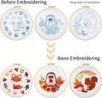 Louise Maelys 3 Set Animal Embroidery Kit - Image 3