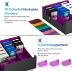 UAONO Trading Card Storage Box, Holds 1800 Sleeved Cards - Image 4