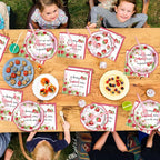 Qyeahkj 100 Pcs Strawberry Baby Shower Party Plates Napkins Forks Supplies Set - Image 6