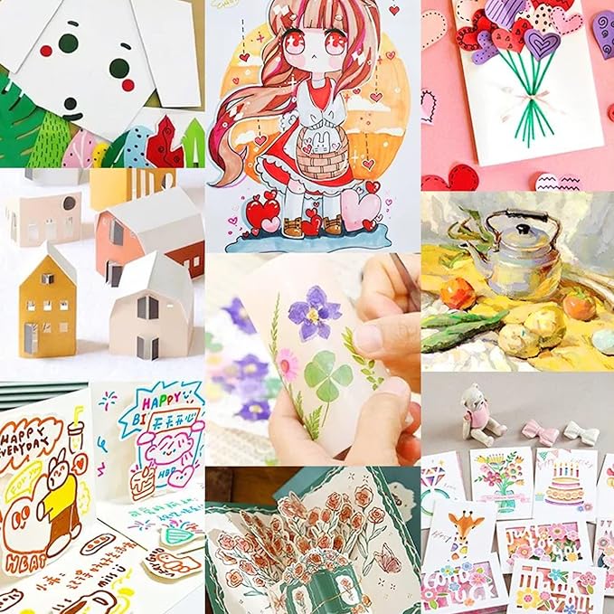 100 Sheets White Cardstock Thick Paper - Image 7