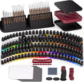 Nicpro All-In-One Miniature Painting Kit, 72 Colors Model Paint Set by Nicpro
