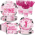 168Pcs Disco Cowgirl 1st Birthday Party Decorations by Greencian