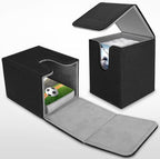 Mlikero 4 Pack Card Deck Box, Commander Deck Box Holds 400+ Single Sleeved Cards - Image 6