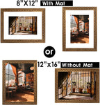 Golden State Art, 12x16 Ornate Bronze Color Frame - Image 6