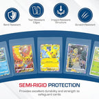 BCW Semi Rigid Card Holder #1 | 100 Pack | Semi Rigid Card Sleeves - Image 4