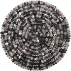 Large Hole Beads Spacer Beads Black Assorted European Craft Big Beads Large by BRACELETMAKINGKIT