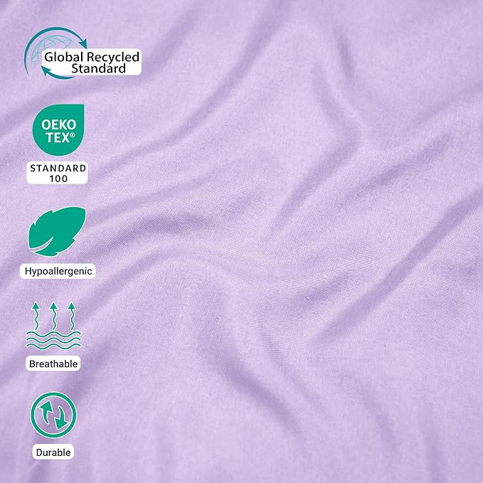 ZPECC Pillow Cases Standard Size Set of 4, 20x26 Envelope Closure Pillowcases - Image 3
