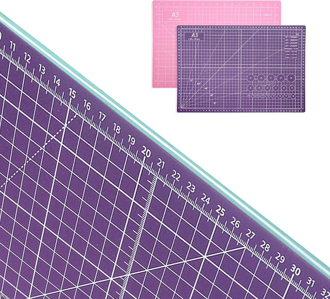 TCAIRG Self Healing Cutting Mat 18 inchx12 inch Non-Slip PVC Double Sided 5-Ply - Image 4