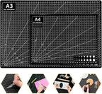 2 Pcs Large Cutting Mat Self Healing, Double Sided, Grid Line And Angles Help - Image 2