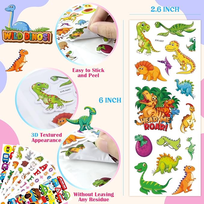 500+ Puffy Stickers, 3D Stickers - Image 2