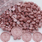 300Pcs Rose Gold Sealing Wax Beads, Vintage Wax Seal Beads - Image 2