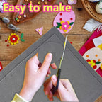 Jtnohx Color Felt, Soft Felt Sheets, 1.4mm Thick 8"x12" Handicraft Felt Fabrics - Image 6