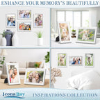Icona Bay 4x6 Picture Frames, 6 Pack, Contemporary, Inspirations | These Icona - Image 4