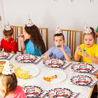 48Pcs Two Fast Plates and Napkins Two Years Old Birthday Party Decorations set - Image 6
