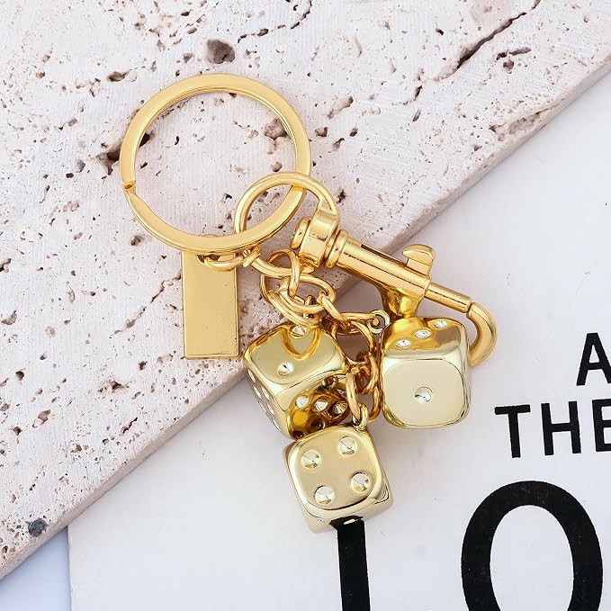Dice Bag Charms Keychain for Women Men - Image 4