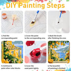 Paint by Numbers Kit for Adults, Lemon Paint by Numbers Kit for Adults Beginners - Image 9