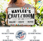 Personalized Craft Room Sign Custom Sign Art Room Décor - Image 3