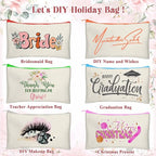 Legigo Blank Canvas Bag Zipper Pouch Makeup Bags Bulk - Image 4