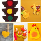 10Pcs Felt Sheets Fabric, 1mm | Polyester, - Image 5