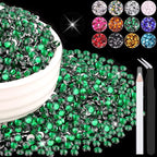 6000PCS 4mm Resin Rhinestones Bulk by BELLEBOOST