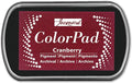 Jacquard ColorPad Archival Pigment Ink Stamp Pads- Cranberry by Jacquard