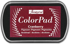 Jacquard ColorPad Archival Pigment Ink Stamp Pads- Cranberry by Jacquard