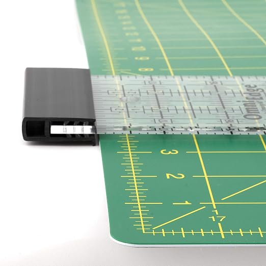 OmniEdge 5" x 24" Clear Acrylic Quilting Ruler - Image 2