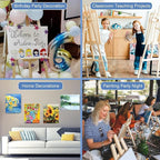 ESRICH Stretched Canvases for Painting 8x10, 60 Pack 8x10 Canvases for Painting - Image 7