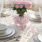 DomeStar 150 PCS Iridescent Fake Ice Rocks, Table Scatter, Tables Centerpieces - Image 4