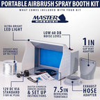 Master Airbrush Portable Airbrush Spray Booth Kit - Image 6